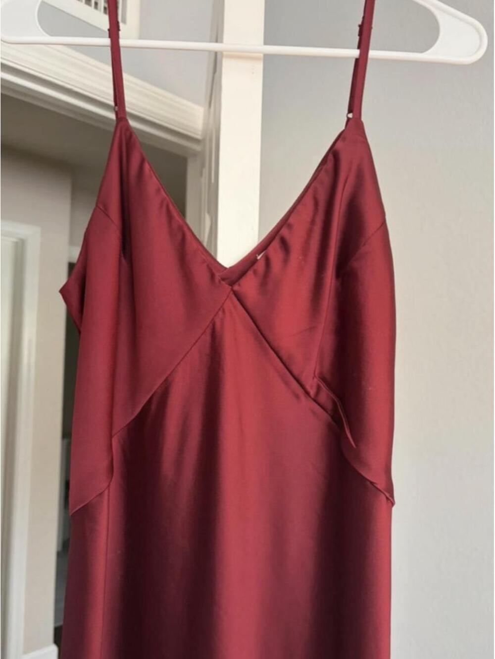 A New Day Women's Burgundy and Red Dress